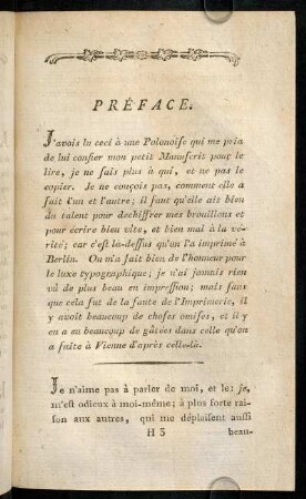 117-160, Je n'aime pas à parler de moi et le: je, m'est odieux à moi-meme;...