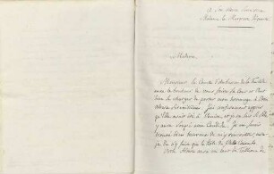 Pierre Samuel Du Pont de Nemours an Karoline Luise von Baden (Bois des Fossés)
