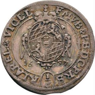 Münze, 1/6 Taler, 1657
