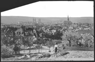 Naumburg. Blick auf Naumburg