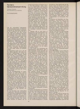 48-49, Tendenz Gemeindeversammlung