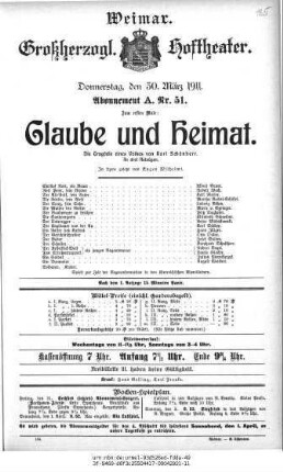 Glaube und Heimat