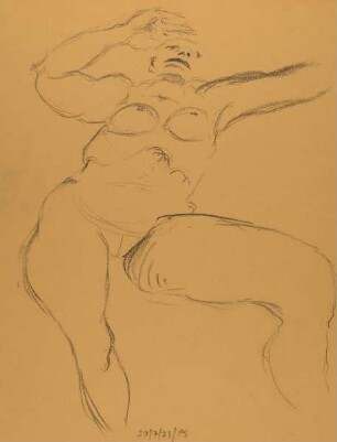 Ohne Titel (Liegender Akt nach zwei Modellen)