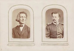 links: Unbekannt (Herr) rechts: Unbekannt (Uniformierter)