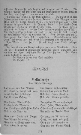Lied/Gedicht. Heidelerche