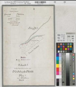 Medebach (Medebach), Separation Medebach, Brouillonkarte I Flur 1