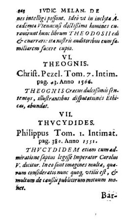VII. Thvcydides. Philippus Tom. I. Intimat. pag. 380. Anno 1551.