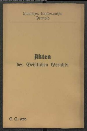 Schutzjude Salomon Hertz zu Salzuflen gegen Pastor Hildebrand zu Oerlinghausen, wegen einer Schuldenregelung