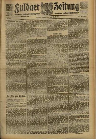 Ausgabe vom Montag, den 24. April 1911.