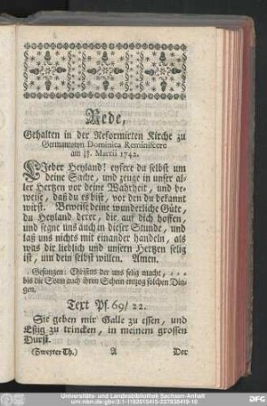 [Eine Sammlung Offentlicher Reden.]