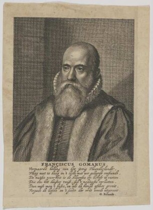 Bildnis des Franciscus Gomarus