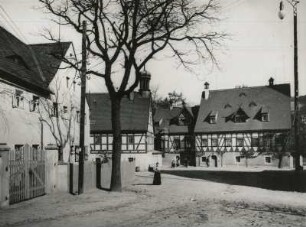 Olbernhau. Saigerhütte. Alte Fakturei, sogenannte Hammerschenke und Saiger-Hotel (ehemaliges Haus des Schichtmeisters)