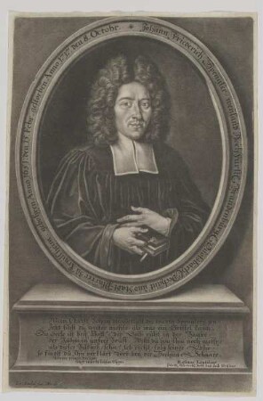 Bildnis des Johann Friederich Spengler