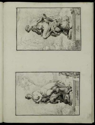 [Kupferst.] Nro. 17. Ariadne ; Nro. 18. Satir