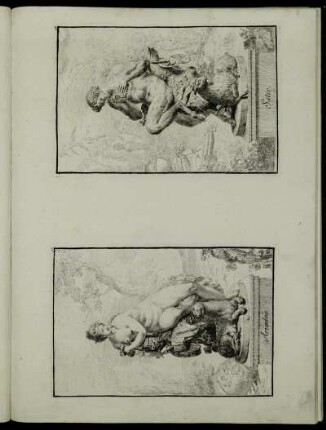 [Kupferst.] Nro. 17. Ariadne ; Nro. 18. Satir