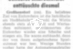 Beliebtes Einbrecherziel enttäuschte diesmal