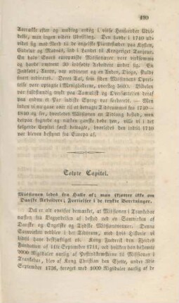 Tolvte Capitel. Missionen ledes fra halle af ...