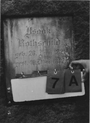 Grabstein 7 [Hahn S. 185 Grab-Nr. 9]: Grabstein 7A [Hahn S. 185 Grab-Nr. 9]
