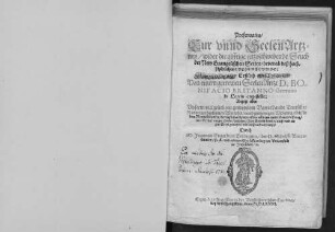 Preseruatiu Cur vnnd Seelen Artzney, wider die gifftige jetzoschwebende Seuch der New Euangelischen Secten, bevorab deß hochschädlichen Lvthertvmbs