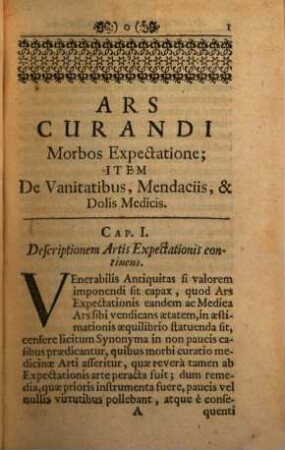 Gedeonis Harvei Ars curandi morbos expectatione