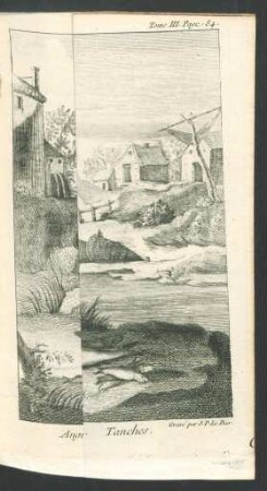 Tafel: La Pêche à la Saine.