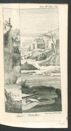 Tafel: La Pêche à la Saine.