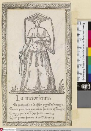 La nictorienne [Recueil de la diversité des habits, Kleidung einer Nictorianerin]