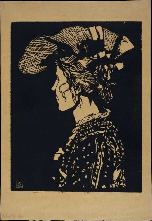Gertrud Tannert mit Hut