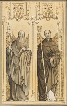 Die hll. Mathias und Bernhard