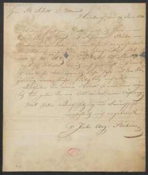 Brief an B. Schott's Söhne : 14.01.1820