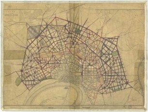 Plan der Stadt Düsseldorf