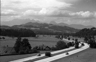 Frasdorf: Autobahn, Richtung München bei Frasdorf