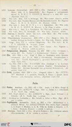 Asia (Nr. 1251-1358)