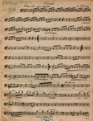 Trois thèmes variés : pour flûte, violon, viola et violoncelle