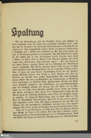 Spaltung