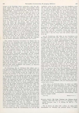 592-595 [Rezension] Brecht, Martin, Die fruehe Theologie des Johannes Brenz