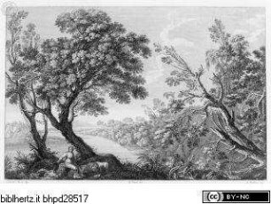 L'Imperiale e Reale Galleria Pitti / illustrata per cura di Luigi Bardi, Firenze : Tipografia Galileiana, 1837-1842, Band 1., Landschaft; (Taf. 75)