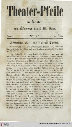 Nro. 15 (17. April 1850)