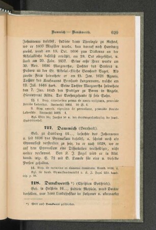 717. Dammich (Bernhard).