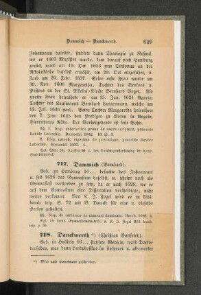 717. Dammich (Bernhard).