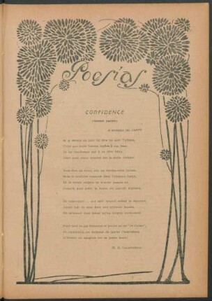 Poesías : Confidence