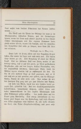 Moschingbe, den 11. März 1912