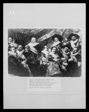 Das Bankett der Offiziere der Sankt-Georg-Schützengilde von Haarlem