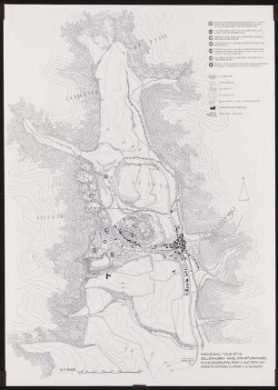 Strukturwandel von Uslar-Delliehausen-Haje: Lageplan 1:5000