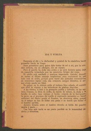 Ida y vuelta
