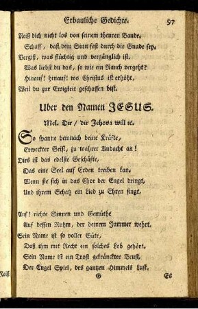 Über den Rainen Jesus.