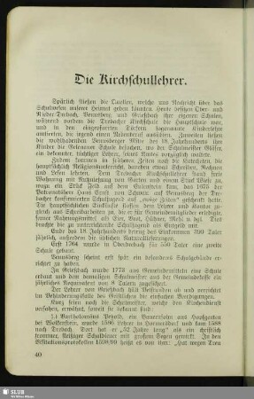 Die Kirchschullehrer