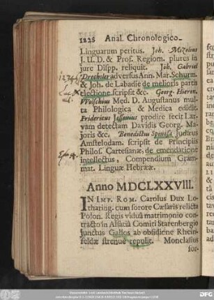 Anno MDCLXXVIII.