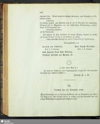 [Sitzungen 71-73]
