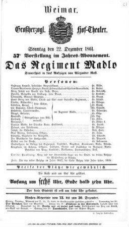 Das Regiment Madlo